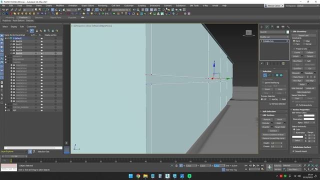 7.17 - Kitchen island - shelves and doors смотреть онлайн