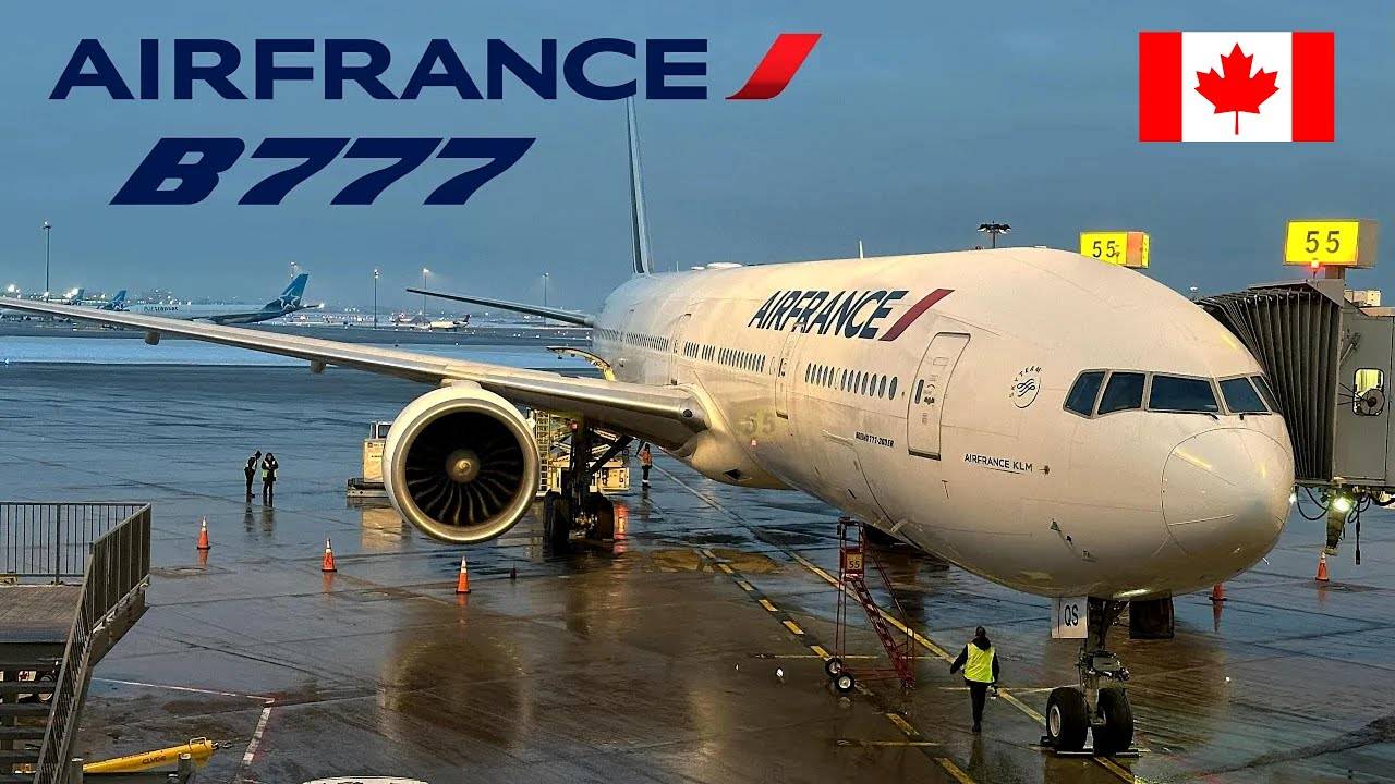 Montréal YUL - Paris CDG Air France Boeing 777-300ER [FULL FLIGHT REPORT] + Lounge смотреть онлайн