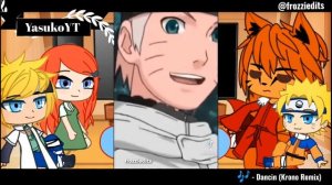 Реакция родителей Наруто и Курамы!!!