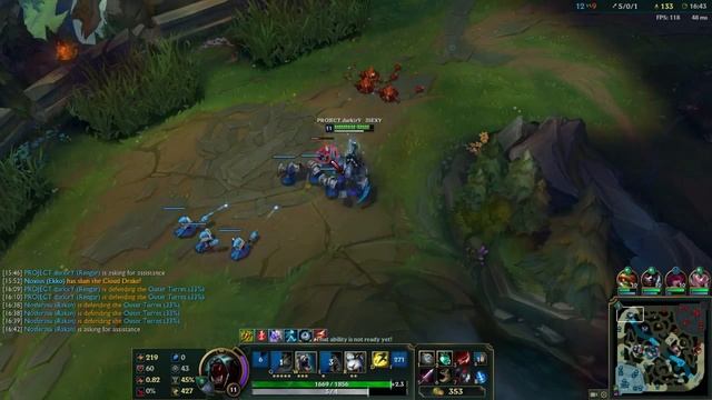 LoL Rengar vs Cassiopeia Top Patch 8.3 смотреть онлайн