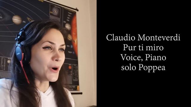 TUTORIAL Claudio Monteverdi Pur ti miro Voice Piano solo Poppea смотреть онлайн