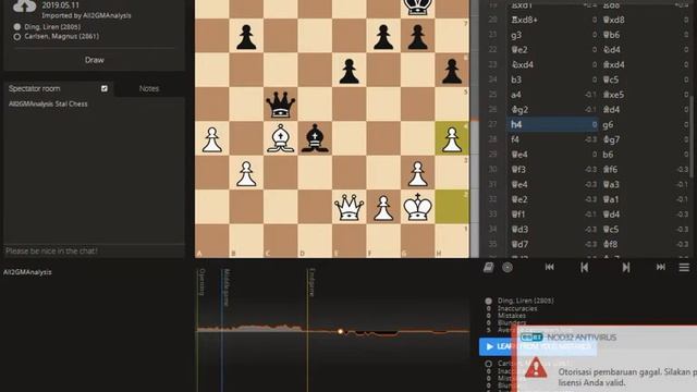 3 2 #QGDSC Queen's Gambit Declined #RagozinSC #ViennaSC 🦄 #Ding 2805 VS #CarlsenSC 2861 @GCT #scPGN смотреть онлайн