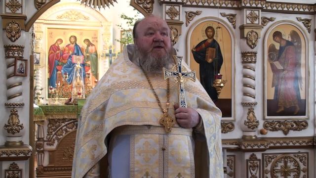 30. 06. 2024 г. Проповедь протоиерея Сергия Чибисова Свято Митрофановский храм село Верхний Мамо смотреть онлайн