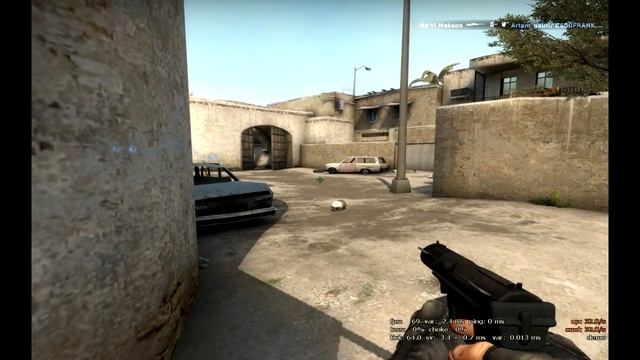 CS:GO прострел через дверь и смок смотреть онлайн