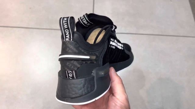 Adidas NMD V3 3 Stripes Life Black White Shoes смотреть онлайн