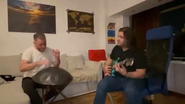 Jam handpan (Gabriel Balașa) Electric Guitar (Zen Rahmoun) смотреть онлайн