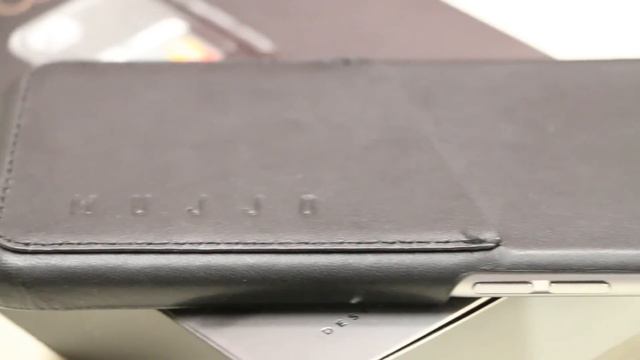 Mujjo Leather Wallet Slim Case - iPhone 6 & 6 Plus - Quick Review! смотреть онлайн