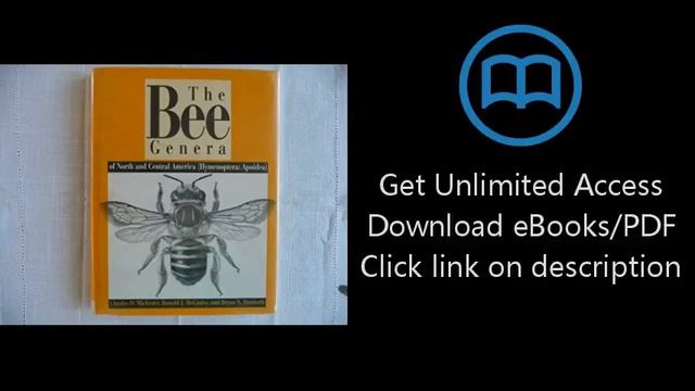 Download The Bee Genera of North and Central America (Hymenoptera:Apoidea) PDF смотреть онлайн