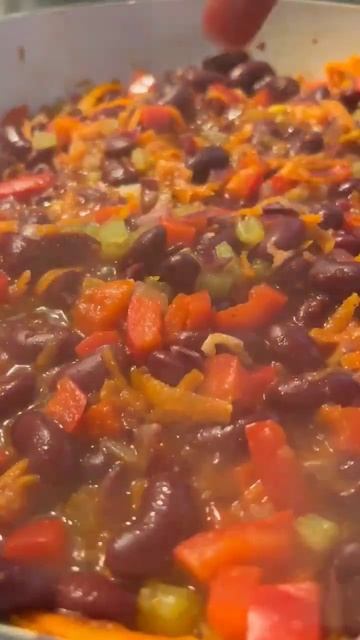 Фасоль с овощами смотреть онлайн