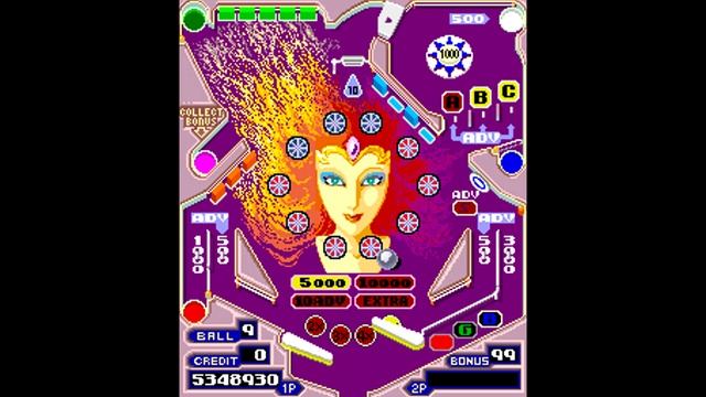 Pinball Action [Arcade] (1985) Tehkan {set 2, Encrypted}