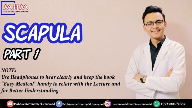 SCAPULA PART 1-By-Dr. MHM-Easy Medical-MuhammadHamza Muhammad смотреть онлайн