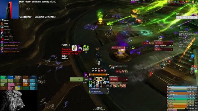 Solaris vs Mythic Fallen Avatar | 1.4 mill DPS | Rank 1 Marksmanship Hunter смотреть онлайн