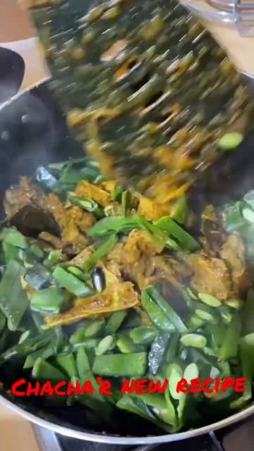 Lamb & green beans 😀wanna try ? смотреть онлайн