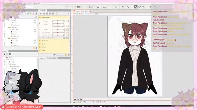 Working on a Live2D Model (13+) | He/They (Trans VTuber) смотреть онлайн