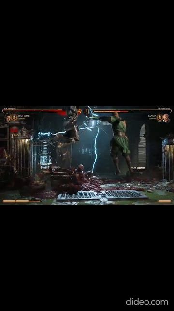 Mortal Kombat 1 - Парень на бараке так и нажимает без остановки))) смотреть онлайн