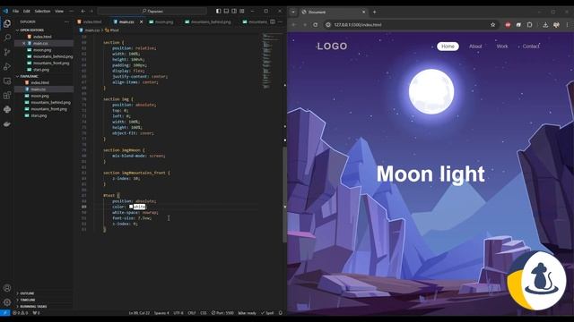 7.Создаем сайт с эффектом параллакс используя HTML,CSS  #webdevelopment  #web #HTML #css #parallax
