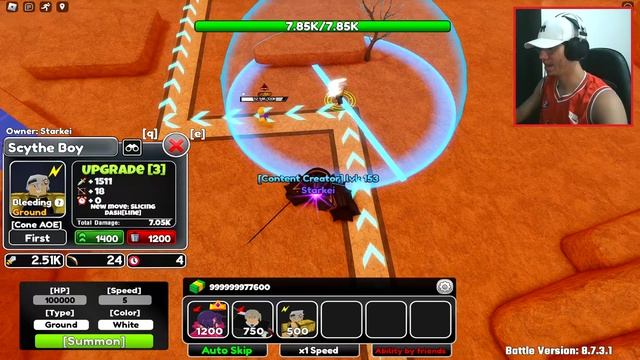 UMA ÓTIMA BLEEDING! ESSA É A NOVA MAKA ALBARN SR+ - ANIME WORLD TOWER DEFENSE смотреть онлайн
