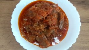 Гуляш из печени