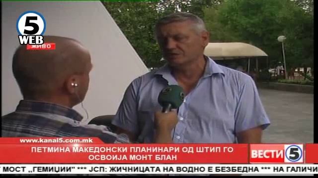 Зоран Џидров за подвигот на македонските планинари да го освојат Мон Блан смотреть онлайн