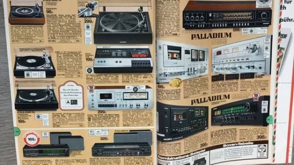 Versandhaus Katalog Neckermann 1979 Technik Stereo Anlage HiFi Retro Nostalgie Vintage