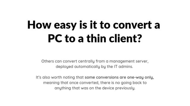 #AskThinScale: How easy to convert a PC to thin client? смотреть онлайн