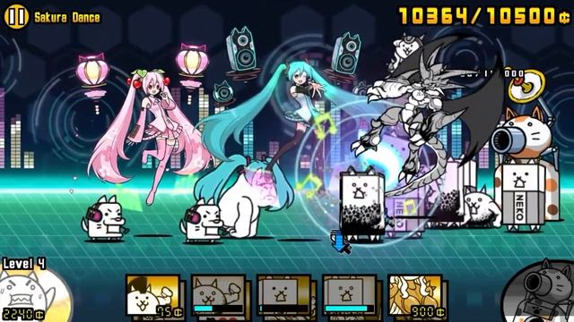 The Battle Cats - MIKU CHERRY - Sakura Dance смотреть онлайн