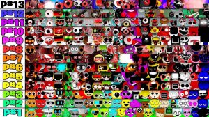 Все фазы 1-13 в Incredibox Sprunki вместе - все в одном персонаже Sprunki