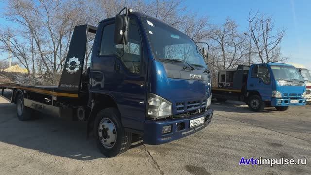 Эвакуатор на базе автомобиля Isuzu NQR75 смотреть онлайн