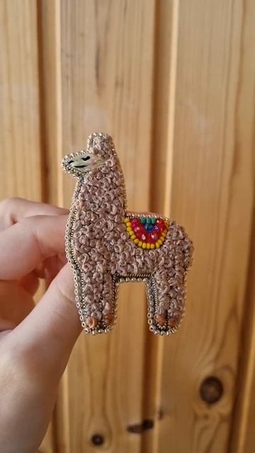 Брошь ручной работы Альпака💛 смотреть онлайн