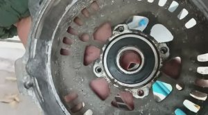 Заклинило подшипник генератора Меган 2