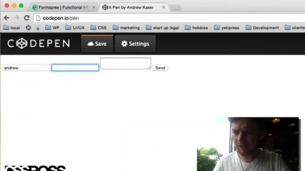 Setting up a contact form with FormSpree.io