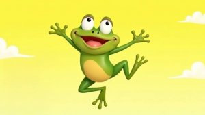 Детская песня|Песенки для детей |Песня Лягушонок Прыг-скок| Веселая детская песенка про Лягушонка