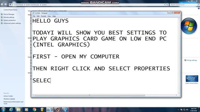 BEST SETTINGS TO PLAY GRAPHICS CARD GAME ON LOW END PC смотреть онлайн