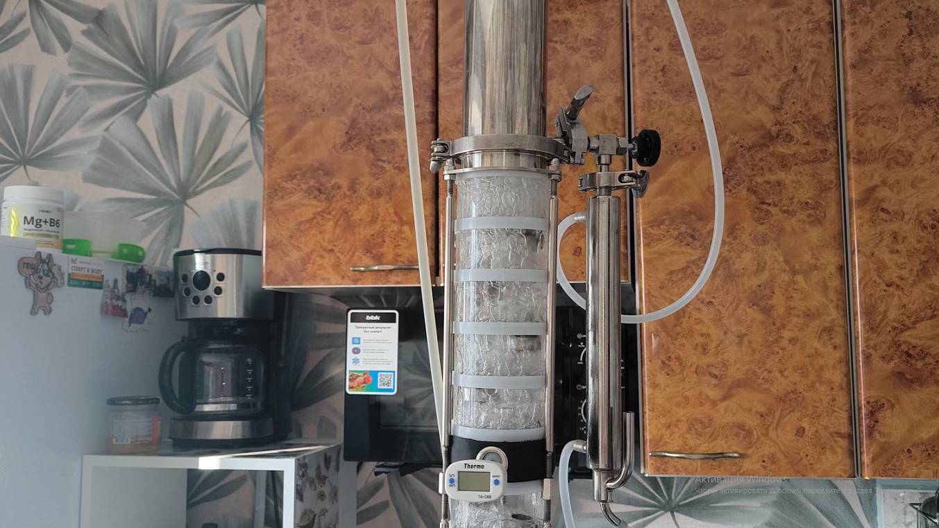 Спирт 96.4%  на 24 тарелках Domspirt 2