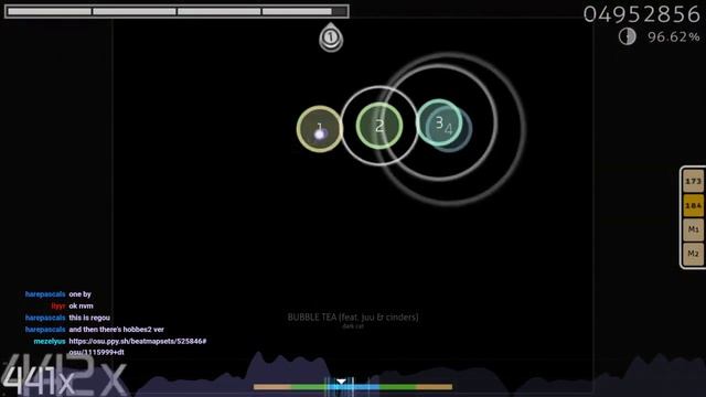 [osu!] dark cat - BUBBLE TEA (feat. juu & cinders) +DT S (Axarious) смотреть онлайн