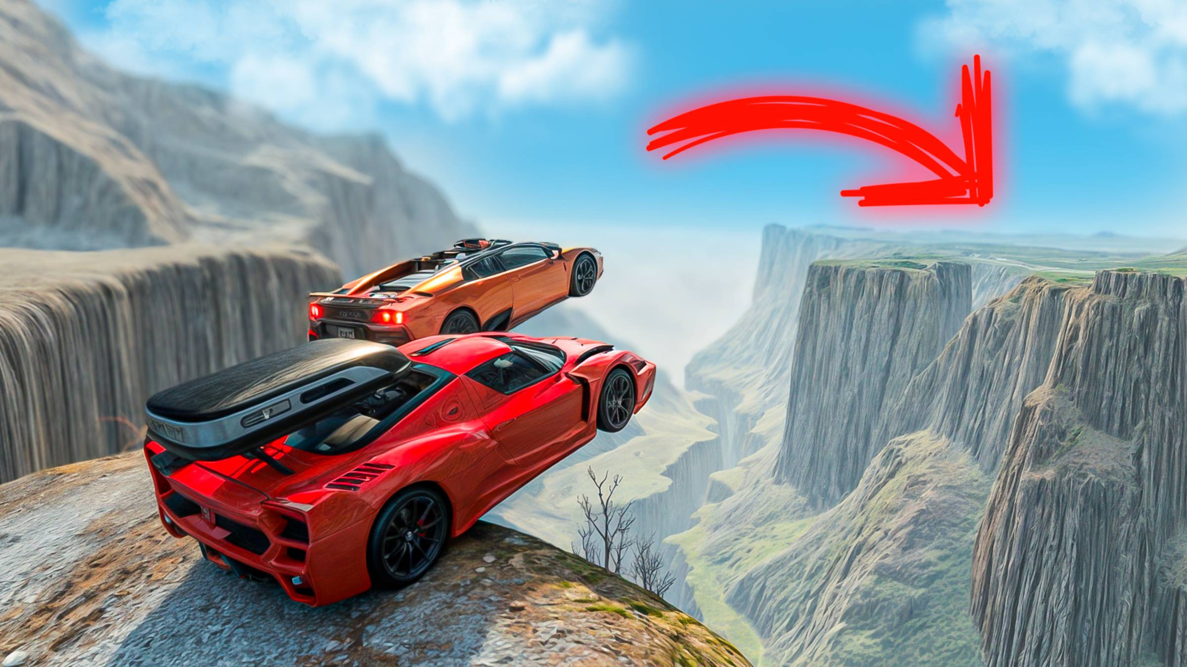 САМЫЕ ЭПИЧНЫЕ ПРЫЖКИ ЧЕРЕЗ КАНЬОН НА МАКСИМАЛЬНОЙ СКОРОСТИ В BEAMNG DRIVE! смотреть онлайн