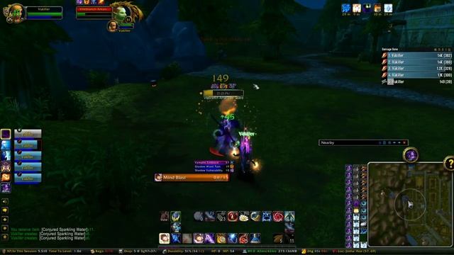Classic WoW 5 Boxing 4 Mages & 1 Priest смотреть онлайн