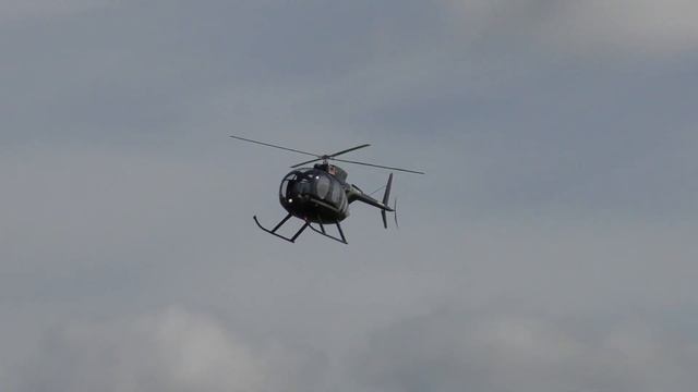 GIANT XXXL RC SCALE HUGHES OH 6 ELECTRICAL 6S LIPO HELICOPTER FLIGHT SHOW
