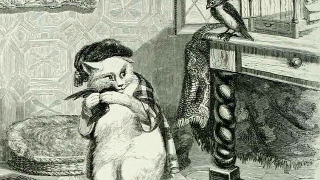 Котёнок и Скворец | И. А. Крылов смотреть онлайн