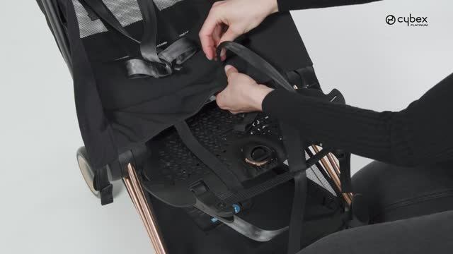 Как прикрепить ткань сиденья COYA CYBEX