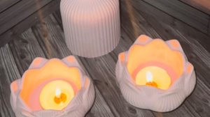 Мастер-класс как сделать подсвечник из гипса