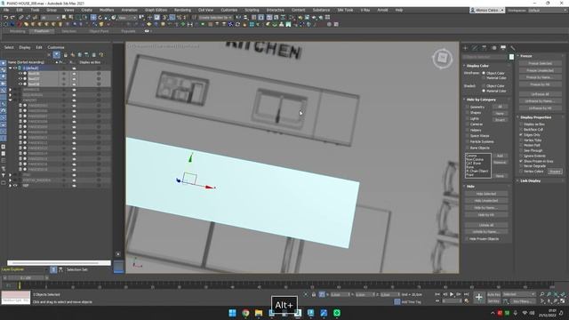 7.16 - Kitchen island - base and countertop смотреть онлайн