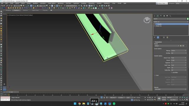6.12 - Modeling Swing Door in glass PT1 смотреть онлайн