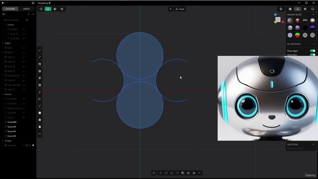 3 -Modeling The Glasses With Isoparam Curves смотреть онлайн