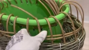 Корзина декоративная из ротанга