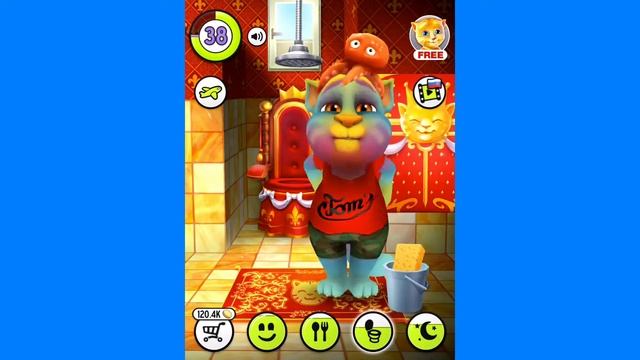 Танцующий Том #iphonegames #мультики МОЙ ГОВОРЯЩИЙ ТОМ #23 виртуальный питомец Tom Virtual Pet Cat