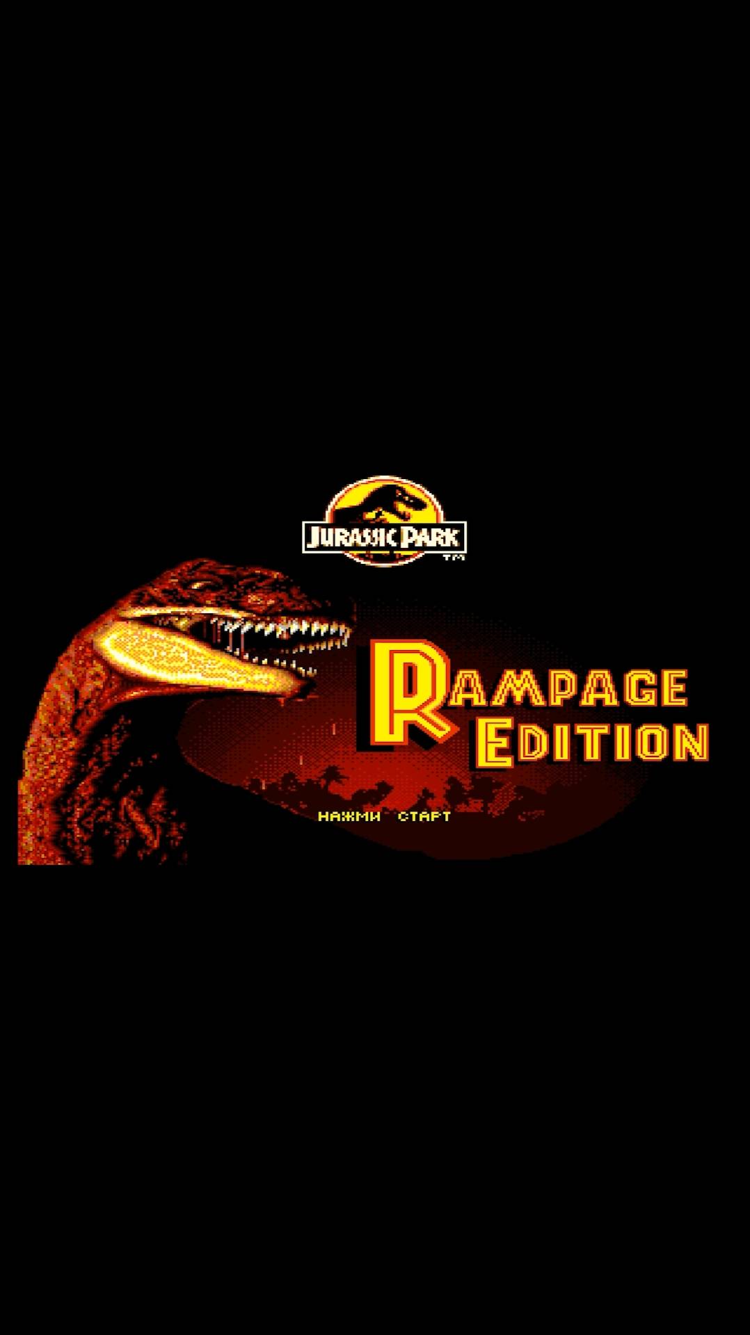Прохождение игры : Jurassic Park - Rampage Edition . SEGA . Парк Юрского периода: Яростное издание. смотреть онлайн