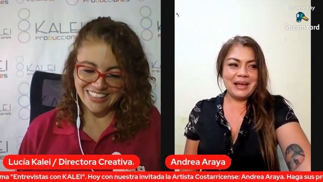 KALEI PRODUCCIONES. Entrevista a Nuestra Artista: Andrea Araya. Abril 2021. смотреть онлайн