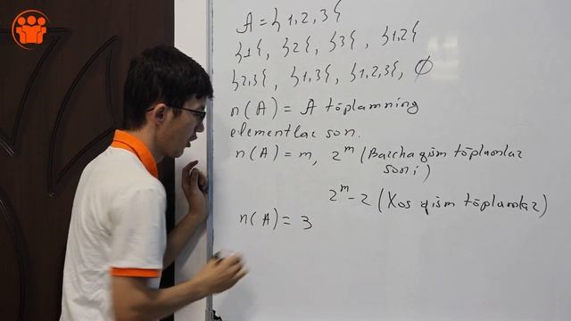 Onlayn Matematika Darslari | To'plamlar Nazariyasi | 1 - Dars