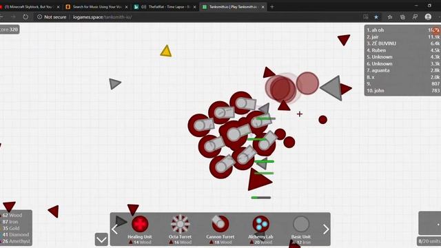 Tanksmith.io Game, How to set up your first wood turrets смотреть онлайн